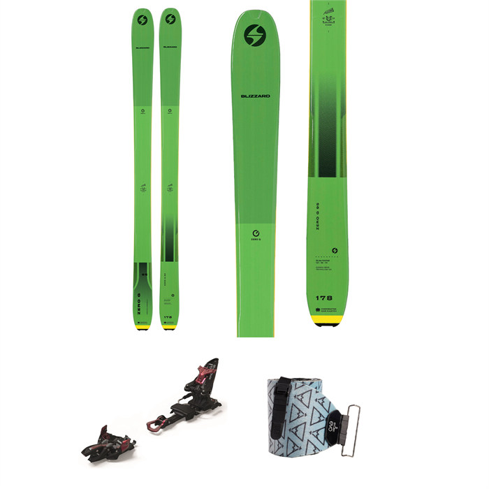 Blizzard Zero G 95 Skis + Marker Kingpin 10 Demo Bindings + evo x