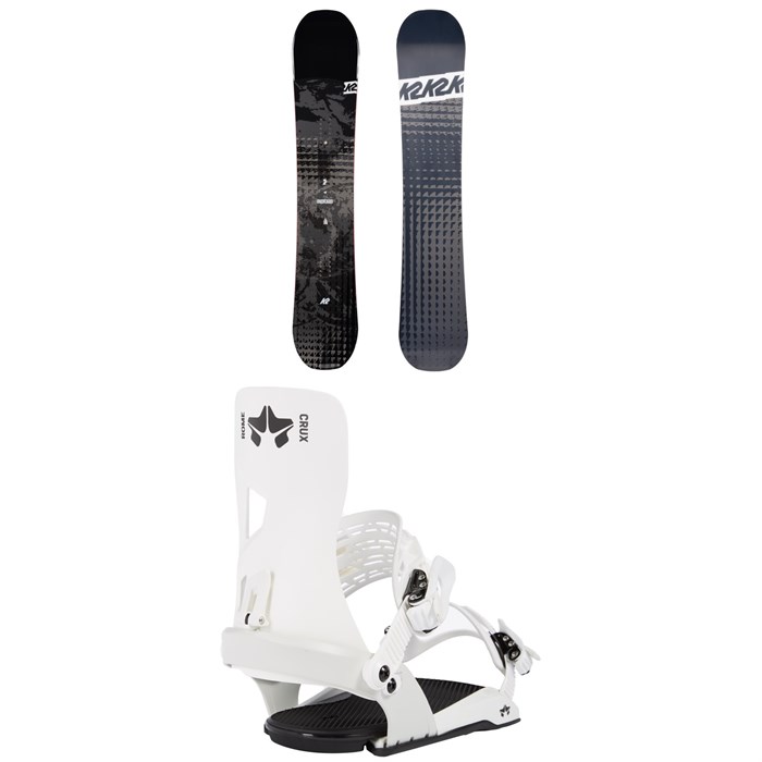 K2 - Raygun Snowboard 2022 + Rome Crux SE Snowboard Bindings 2021