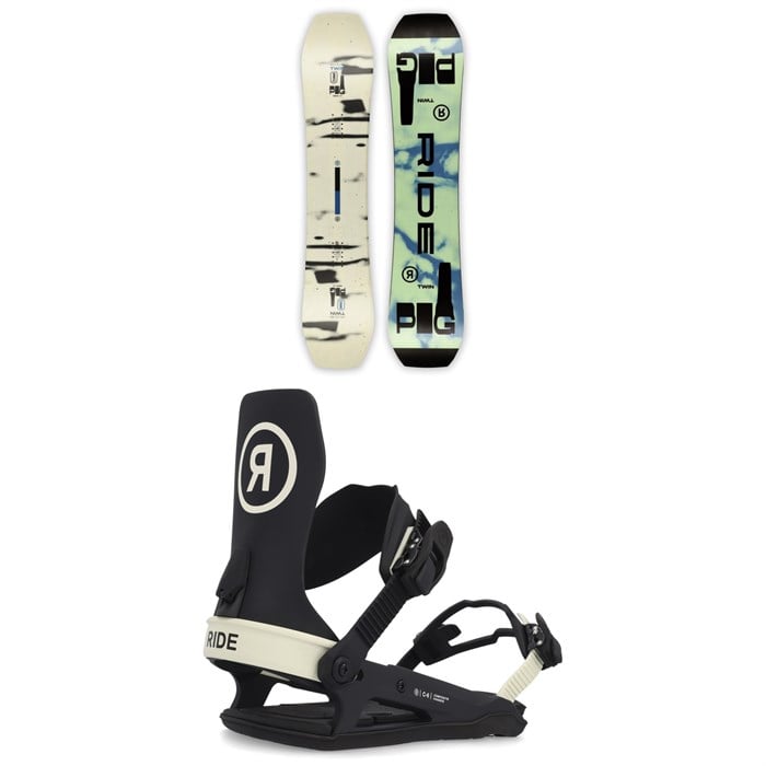 Ride - Twinpig Snowboard + C-6 Snowboard Bindings 2023