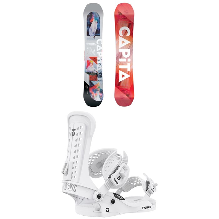 CAPiTA - Defenders of Awesome Snowboard + Union Force Snowboard Bindings 2023