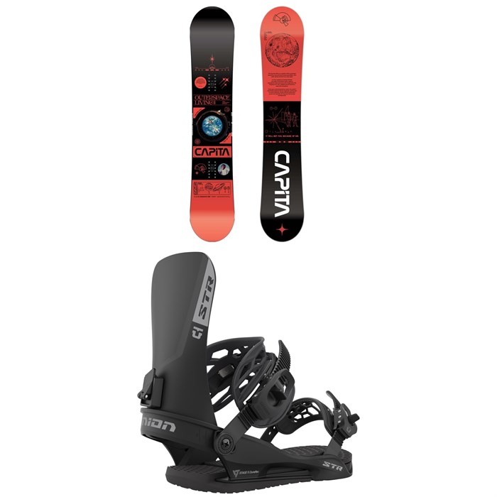 CAPiTA - Outerspace Living Snowboard + Union STR Snowboard Bindings 2023