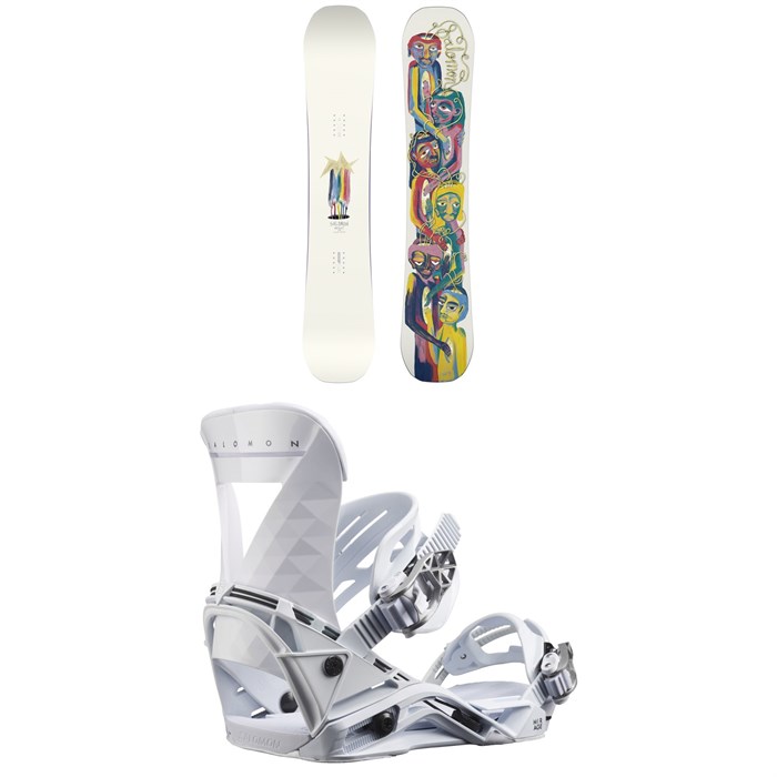 Salomon - Abstract Snowboard + Mirage Snowboard Bindings - Women's 2023