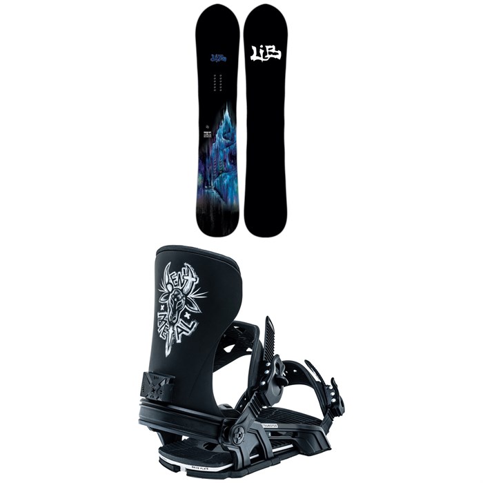 Lib Tech - Skunk Ape II C2X Snowboard + Bent Metal Transfer Snowboard Bindings 2023