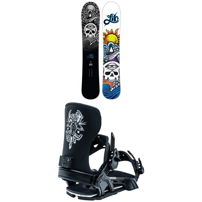 Lib Tech - Jamie Lynn C3 Snowboard + Bent Metal Transfer Snowboard Bindings 2023