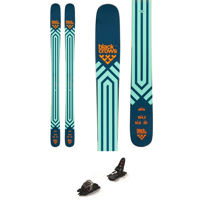 Black Crows - Atris Skis + Marker Duke PT 12 Alpine Touring Ski Bindings 2022 - Used