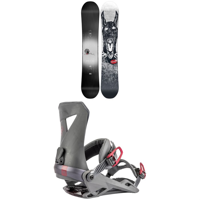 Nitro - T1 Snowboard + Zero Snowboard Bindings 2023