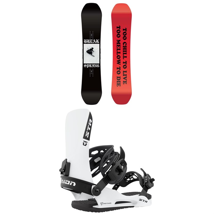 CAPiTA - Spring Break Powder Twin Snowboard + Union STR Snowboard Bindings 2023