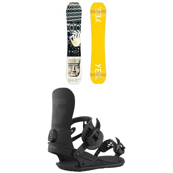 Yes. - Dicey Snowboard + Union Strata Snowboard Bindings 2023