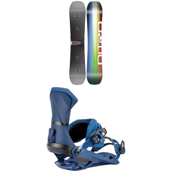 Nitro - Optisym Snowboard + Team Snowboard Bindings 2023