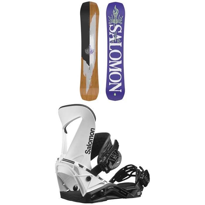 Salomon - Assassin Snowboard + Hologram Snowboard Bindings 2023