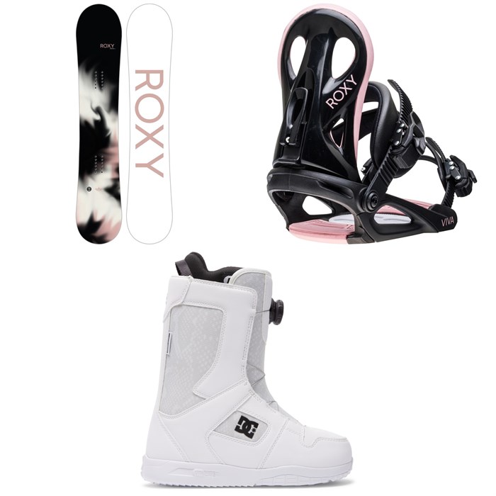 Roxy - Raina C2 Snowboard + Viva Snowboard Bindings + DC Phase Boa Snowboard Boots - Women's 2023