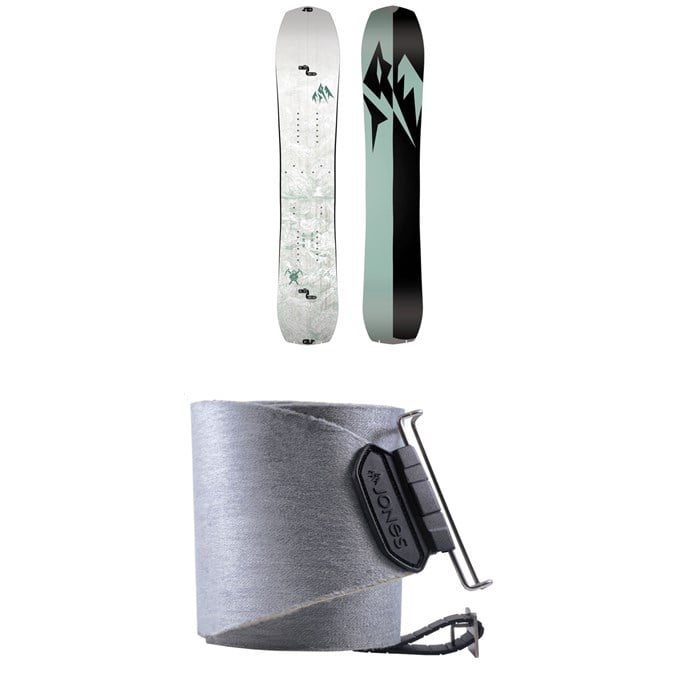 Jones - Solution Splitboard + Nomad Pro Quick Tension Tail Clip Splitboard Skins - Women's 2025