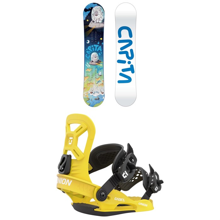 CAPiTA - Micro Mini Snowboard + Union Cadet XS Snowboard Binding - Little Kids' 2023