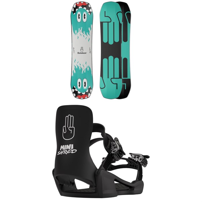 Bataleon - Minishred Snowboard + Minishred Snowboard Bindings - Kids' 2023