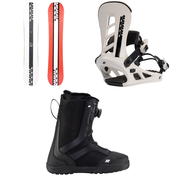 K2 - Geometric Snowboard + Sonic Snowboard Bindings + Raider Snowboard Boots 2023