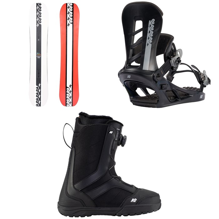 K2 - Geometric Snowboard + Sonic Snowboard Bindings + Raider Snowboard Boots 2023