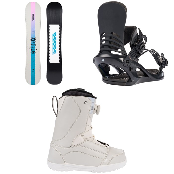 K2 - Dreamsicle Snowboard + Cassette Snowboard Bindings + Haven Snowboard Boots - Women's 2023