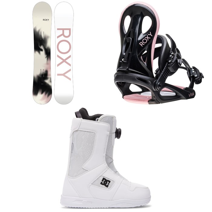 Roxy - Raina LTD Snowboard + Viva Snowboard Bindings + DC Phase Boa Snowboard Boots - Women's 2023