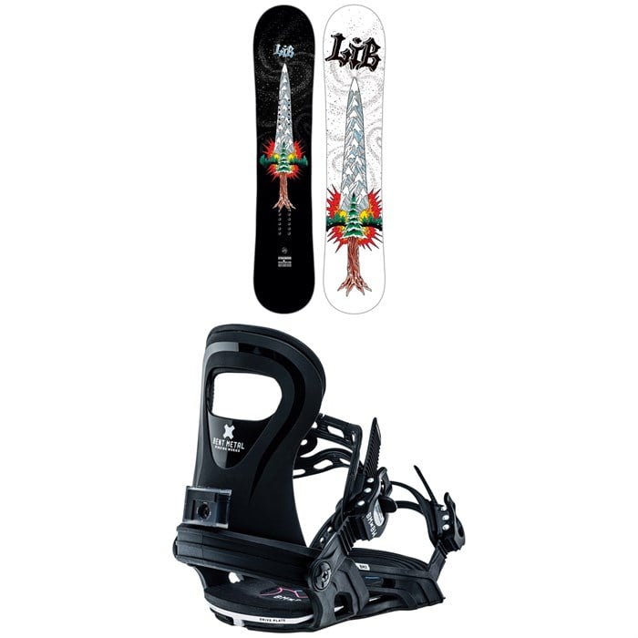 Lib Tech - Dynasword C3 Snowboard + Bent Metal BMX Snowboard Bindings - Big Kids' 2023