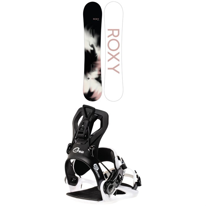Roxy - Raina Snowboard + GNU B-Real Snowboard Bindings - Women's