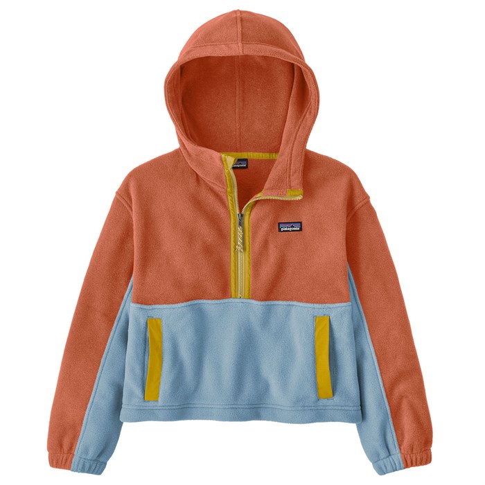 Patagonia - Microdini Cropped Hoodie Pullover Fleece - Kids'