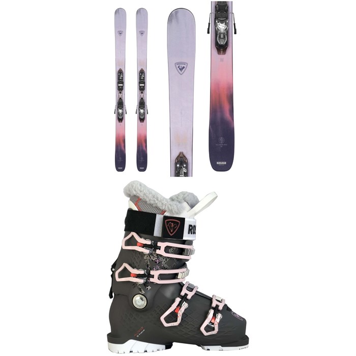 Rossignol - Rallybird 90 Pro Skis + Xpress 10W GW Bindings + Track 70 Premium Ski Boots - Women's 2023