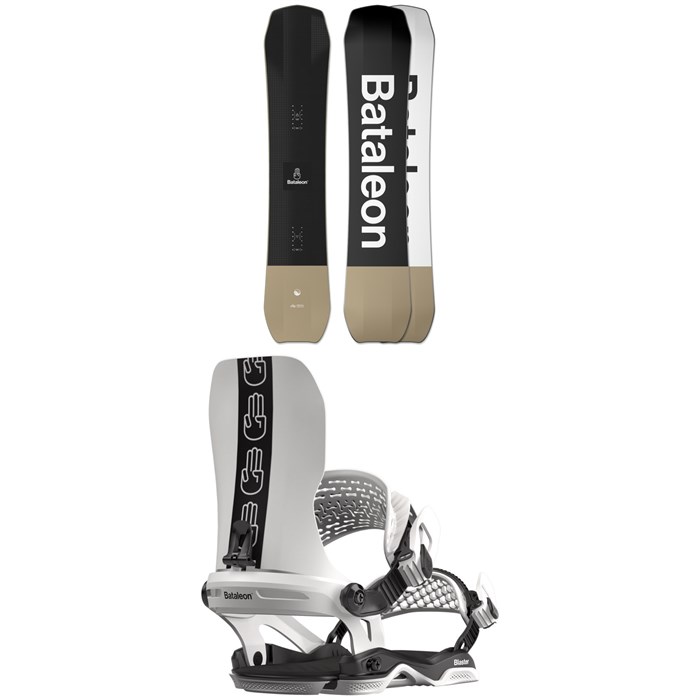Bataleon - Whatever Snowboard + Blaster Asymwrap LTD Snowboard Bindings 2023