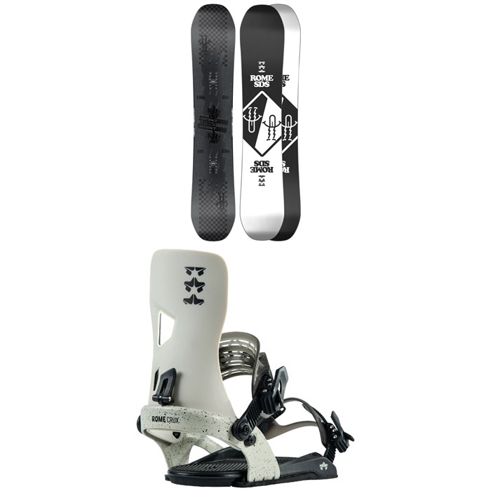 Rome - Artifact Pro Snowboard + Crux Snowboard Bindings 2023