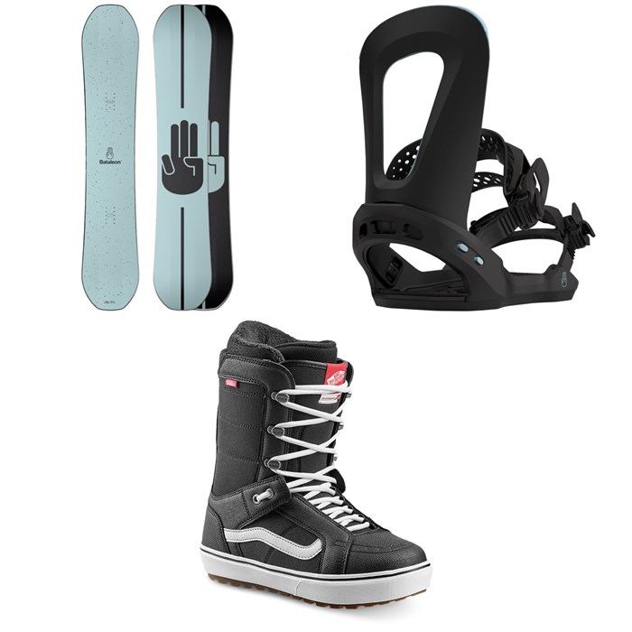 Bataleon - Chaser Snowboard + Chaser Snowboard Bindings + Vans Hi Standard OG Snowboard Boots 2023