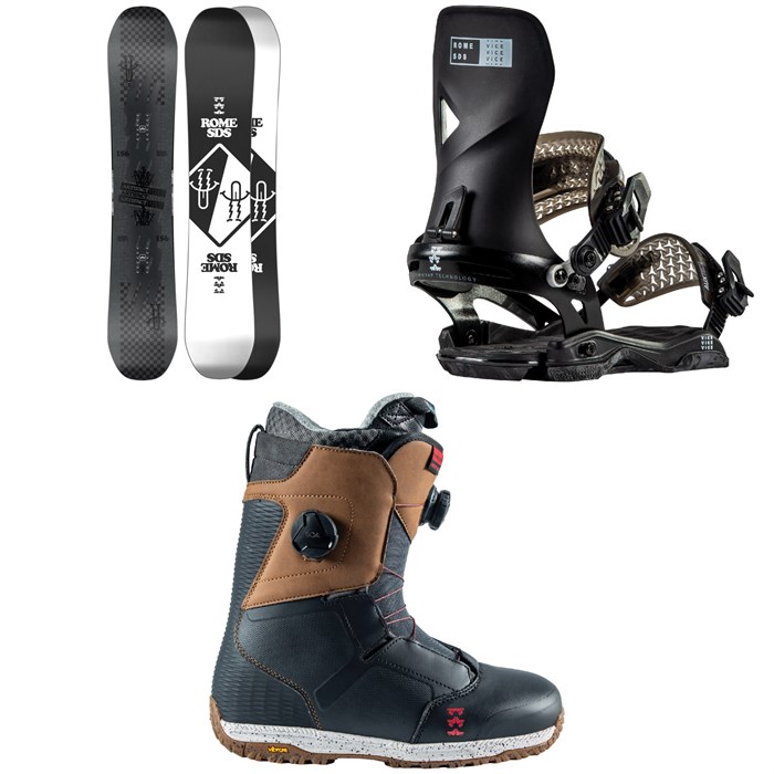 Rome - Artifact Pro Snowboard + Vice Snowboard Bindings + Libertine Boa Snowboard Boots 2023