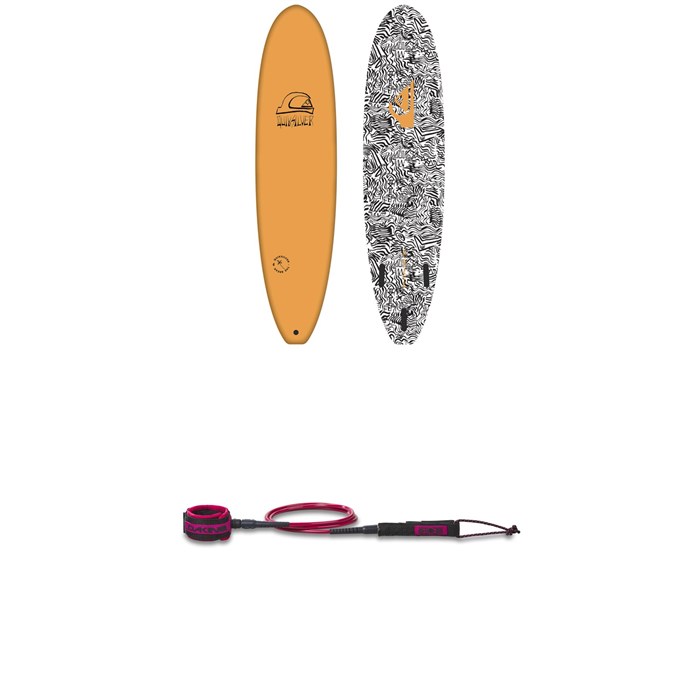 Quiksilver Surfboards - Quiksilver Soft Break 8' Surfboard + Dakine John John Florence Kainui 8' Leash