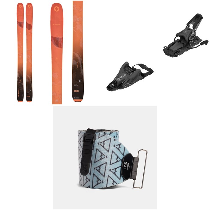 Blizzard - Hustle 10 Skis + Salomon S/Lab Shift MNC 13 Alpine Touring Ski Bindings + evo x Pomoca Pro Glide Climbing Skins 2023