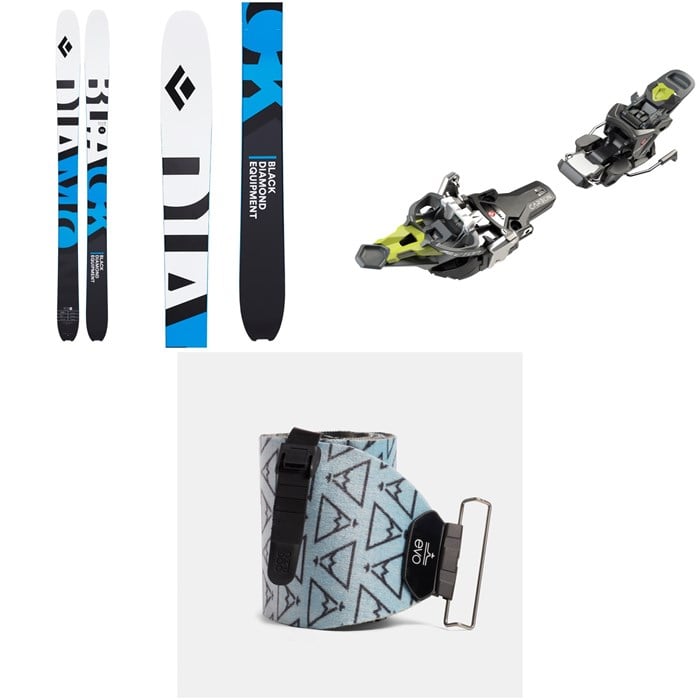 Black Diamond - Helio Carbon 104 Skis + Fritschi Tecton 12 Alpine Touring Ski Bindings + evo x Pomoca Pro Glide Climbing Skins 2022
