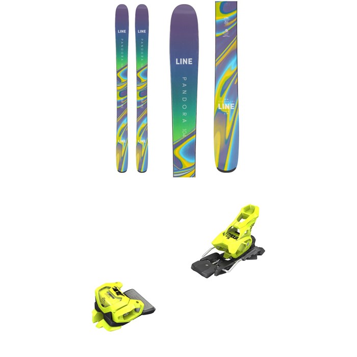 Line Skis - Pandora 104 Skis - Women's + Tyrolia Attack 14 GW Ski Bindings 2023