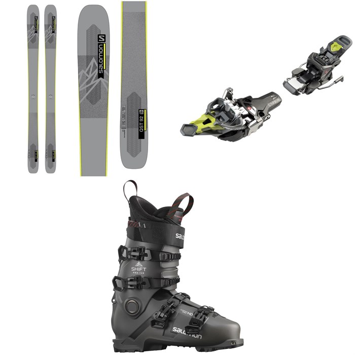 Salomon - QST 92 Skis + Fritschi Tecton 12 Alpine Touring Ski Bindings + Salomon Shift Pro 120 Alpine Touring Ski Boots 2022