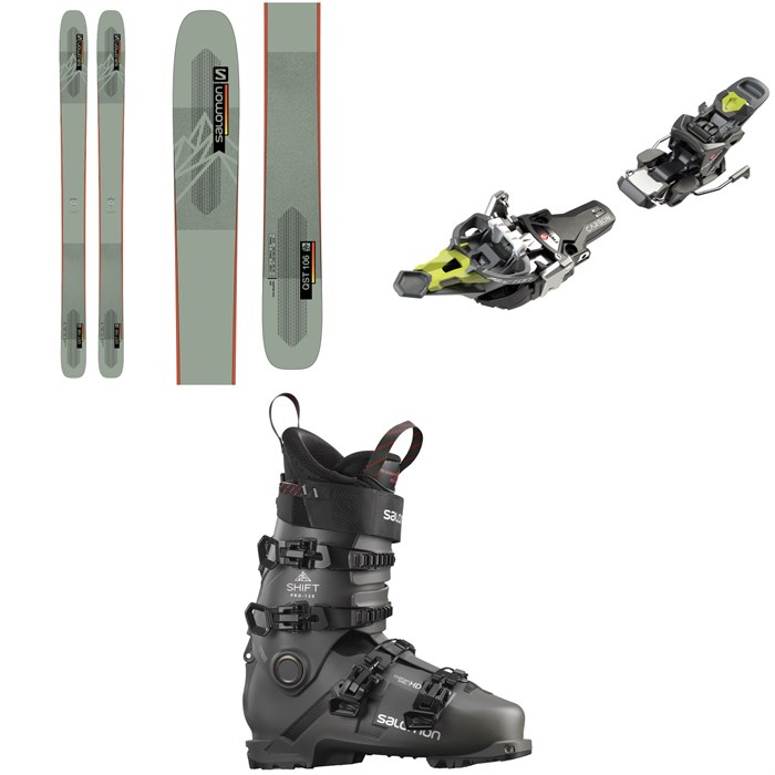 Salomon - QST 106 Skis + Fritschi Tecton 12 Alpine Touring Ski Bindings + Salomon Shift Pro 120 Alpine Touring Ski Boots 2022