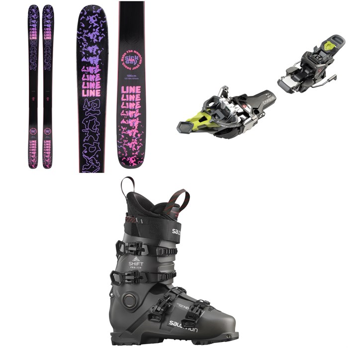 Line Skis - Sick Day 104 Skis + Fritschi Tecton 12 Alpine Touring Ski Bindings + Salomon Shift Pro 120 Alpine Touring Ski Boots 2022