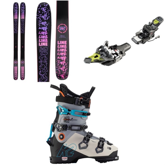 Line Skis - Sick Day 104 Skis + Fritschi Tecton 12 Alpine Touring Ski Bindings + K2 Mindbender 120 Alpine Touring Ski Boots 2022