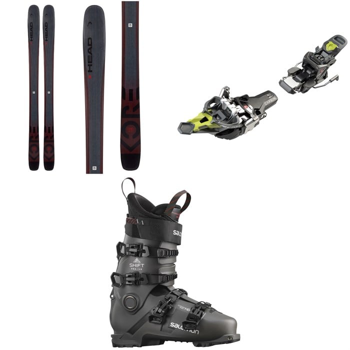 Head - Kore 99 Skis + Fritschi Tecton 12 Alpine Touring Ski Bindings + Salomon Shift Pro 120 Alpine Touring Ski Boots 2022