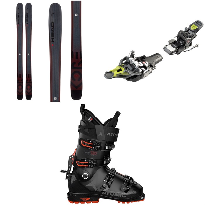 Head - Kore 99 Skis + Fritschi Tecton 12 Alpine Touring Ski Bindings + Atomic Hawx Ultra XTD 120 Alpine Touring Ski Boots 2022