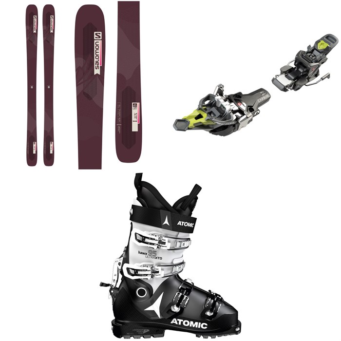 Salomon - QST Lux 92 Skis + Fritschi Tecton 12 Alpine Touring Ski Bindings + Atomic Hawx Ultra XTD 95 W CT GW Alpine Touring Ski Boots - Women's 2022