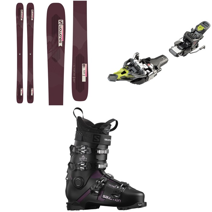 Salomon - QST Lux 92 Skis + Fritschi Tecton 12 Alpine Touring Ski Bindings + Salomon Shift Pro 90 W Alpine Touring Ski Boots - Women's 2022