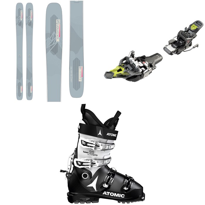 Salomon - QST Lumen 99 Skis + Fritschi Tecton 12 Alpine Touring Ski Bindings + Atomic Hawx Ultra XTD 95 W CT GW Alpine Touring Ski Boots - Women's 2022