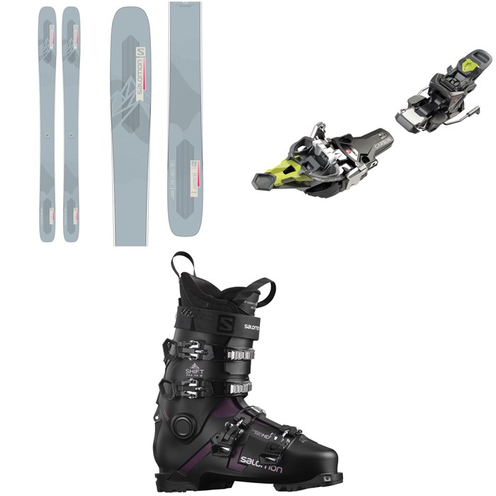 Salomon - QST Lumen 99 Skis + Fritschi Tecton 12 Alpine Touring Ski Bindings + Salomon Shift Pro 90 W Alpine Touring Ski Boots - Women's 2022