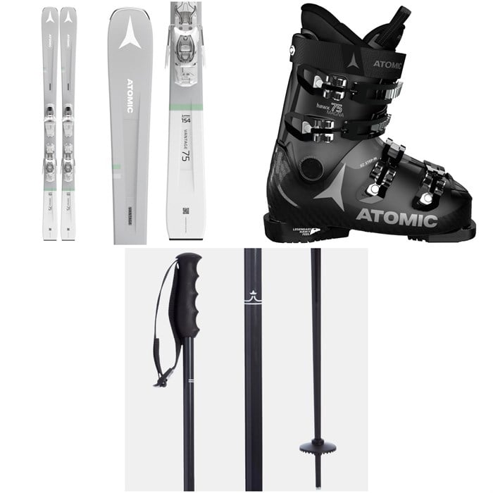Atomic - Vantage W 75 Skis + M 10 GW Bindings + Hawx Magna 75 W Ski Boots - Women's + evo Merge Ski Poles 2022