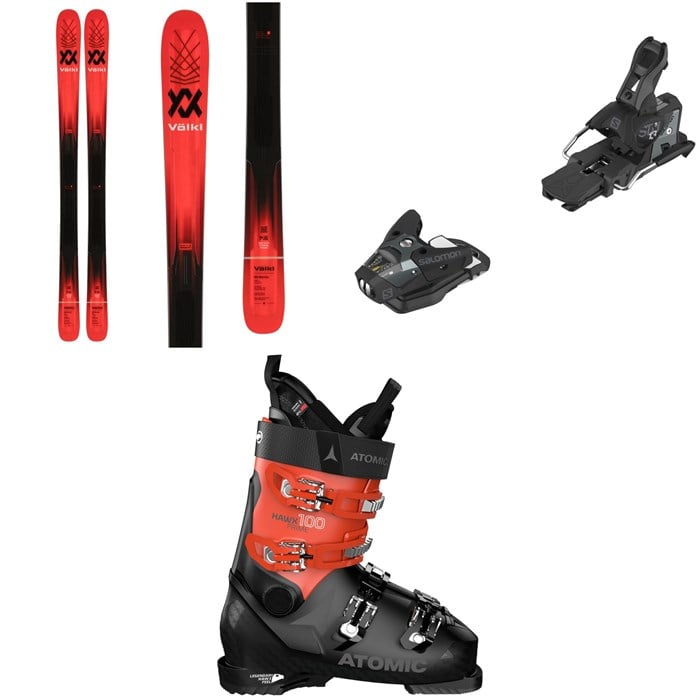 Völkl - M6 Mantra Skis + Salomon STH2 WTR 13 Ski Bindings + Atomic Hawx Prime 100 Ski Boots 2022