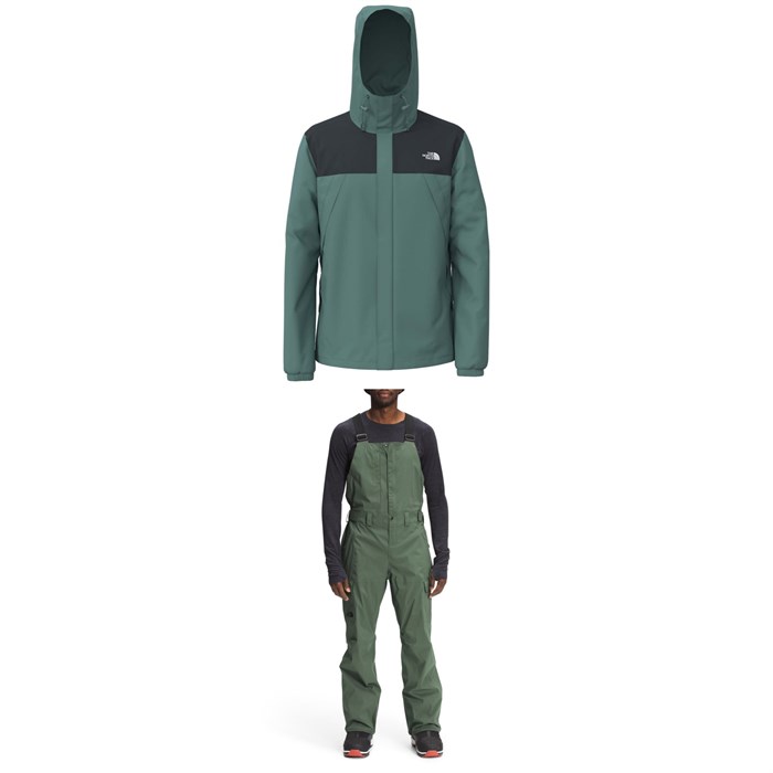The North Face - Antora Jacket + The North Face Freedom Bibs
