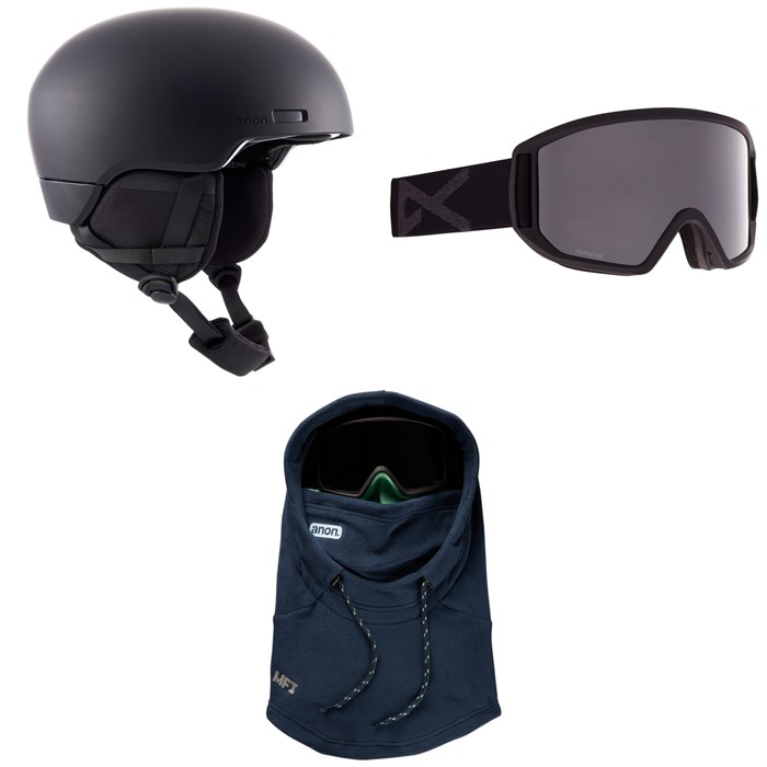 Anon - Windham WaveCel Helmet + Relapse Goggles + MFI Fleece Helmet Hood