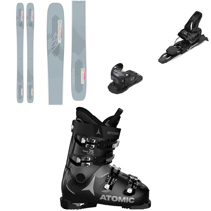Salomon - QST Lumen 99 Skis + Warden MNC 11 Ski Bindings + Atomic Hawx Magna 75 W Ski Boots - Women's 2022