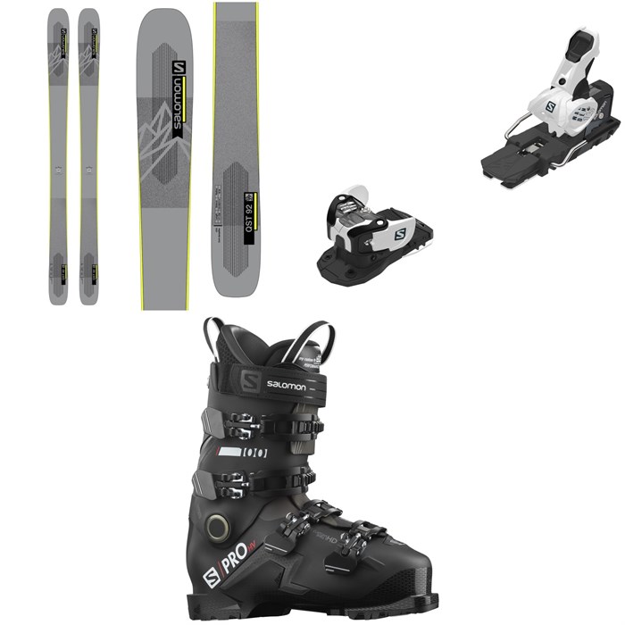 Salomon - QST 92 Skis + Warden MNC 13 Ski Bindings + S/Pro HV 100 GW Ski Boots 2022